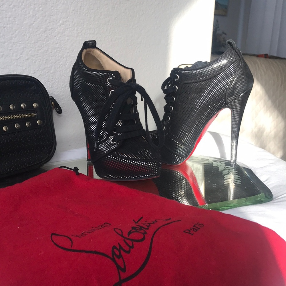 christian louboutin ankle booties